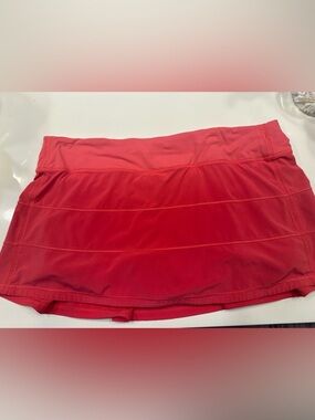 Women’s pink Lululemon pace rival Tennis Skort - Athletic Shorts size 14